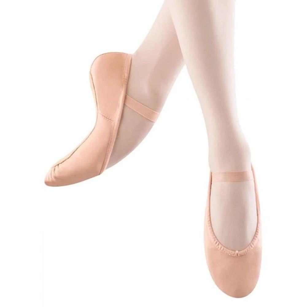 Bloch S0205G "Dansoft" Pink Leather Full‎ Sole Ballet Shoes - Child C9.5